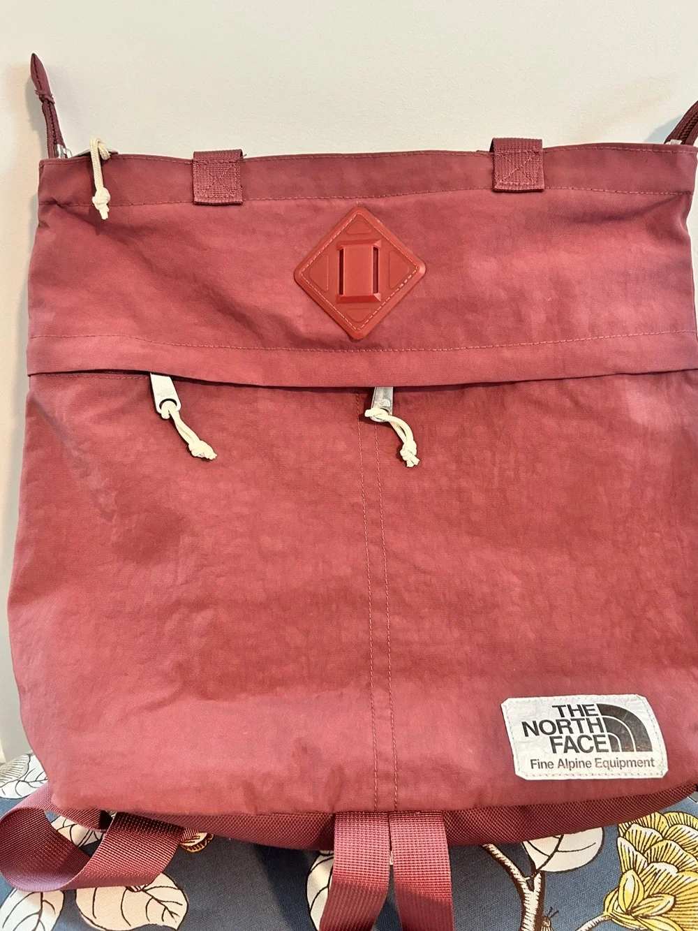 The North Face Fine Alpine Equipment Dusty Rose Backpack Tote Bag